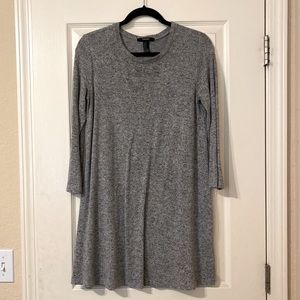 F21 Heather Grey Sweater Dress